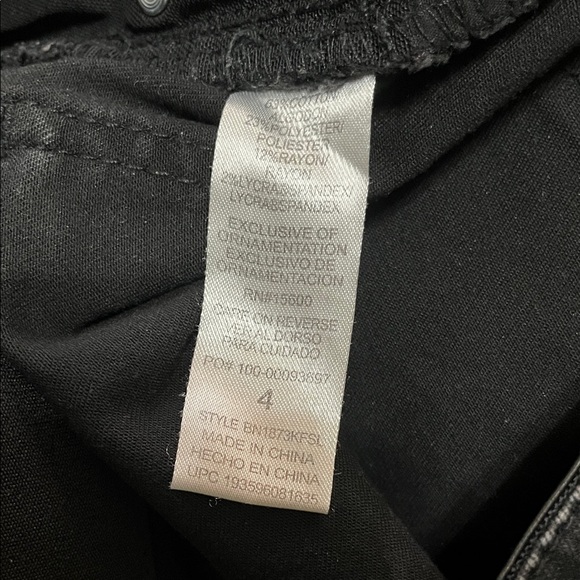 Democracy Ab Technology Women's Black Jeans Size 4 - Picture 6 of 10